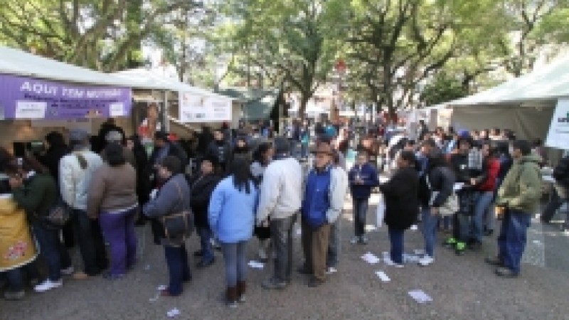 Em Bagé, o Mutirão Social teve a participação de mais de 5 mil pessoas.