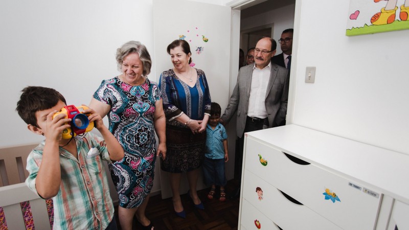 Mais que uma casa, a gente tem aqui um lar, disse Maria Helena