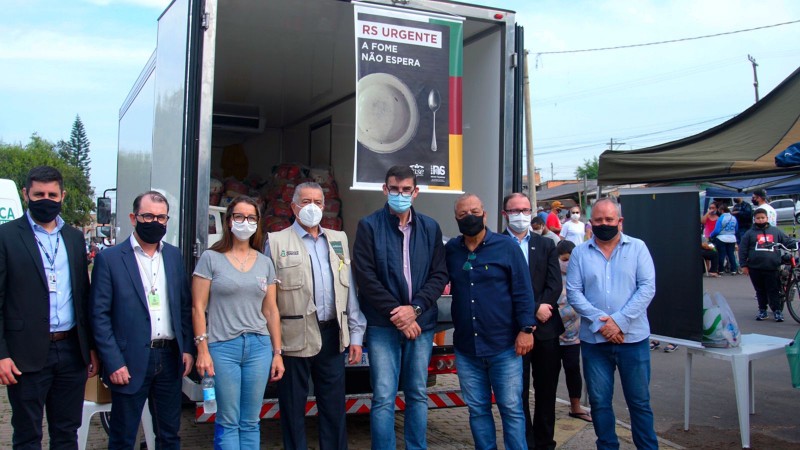 Secretário da SJSPS participou da entrega, com representantes da Susepe e da Prefeitura de Canoas