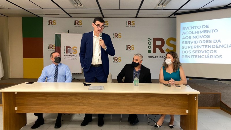 A acolhida aos servidores ocorreu no auditório do CAFF