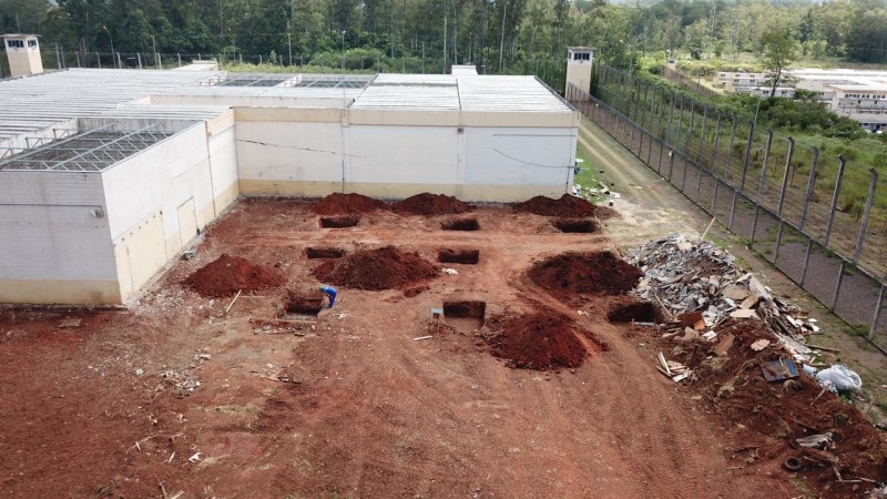 Obra de ampliação da Pecan I