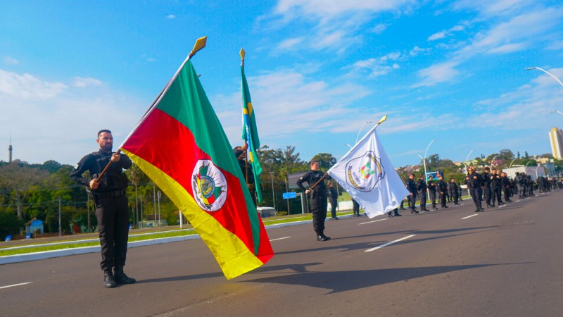 O evento foi realizado na avenida Edvaldo Pereira Paiva, em Porto Alegre