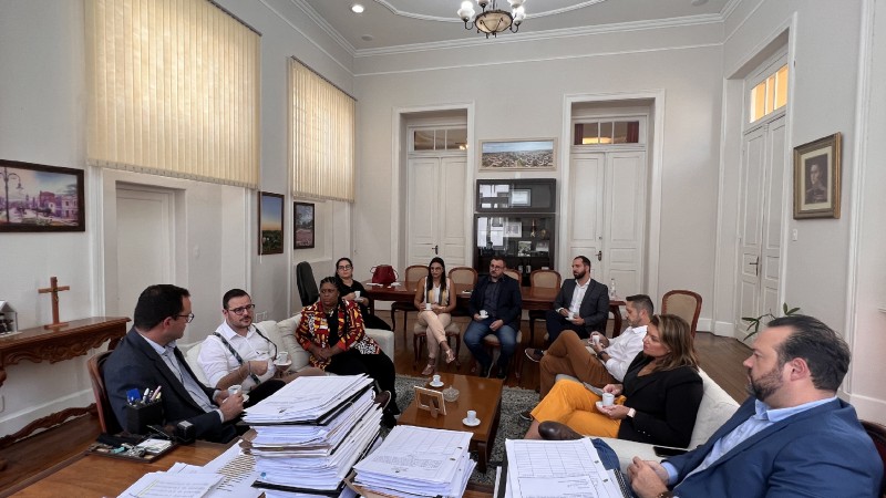 No encontro, Wesp comentou sobre as articulações da Secretaria de Justiça para apoiar as vítimas.