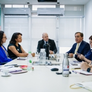 Reunião ocorreu no Centro Administrativo do Estado.